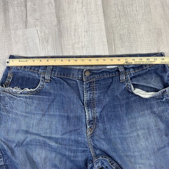 Ariat FR Jeans Mens 44X34 Blue M3 Loose Straight Denim Work Pants CAT 2 X - Picture 9 of 13